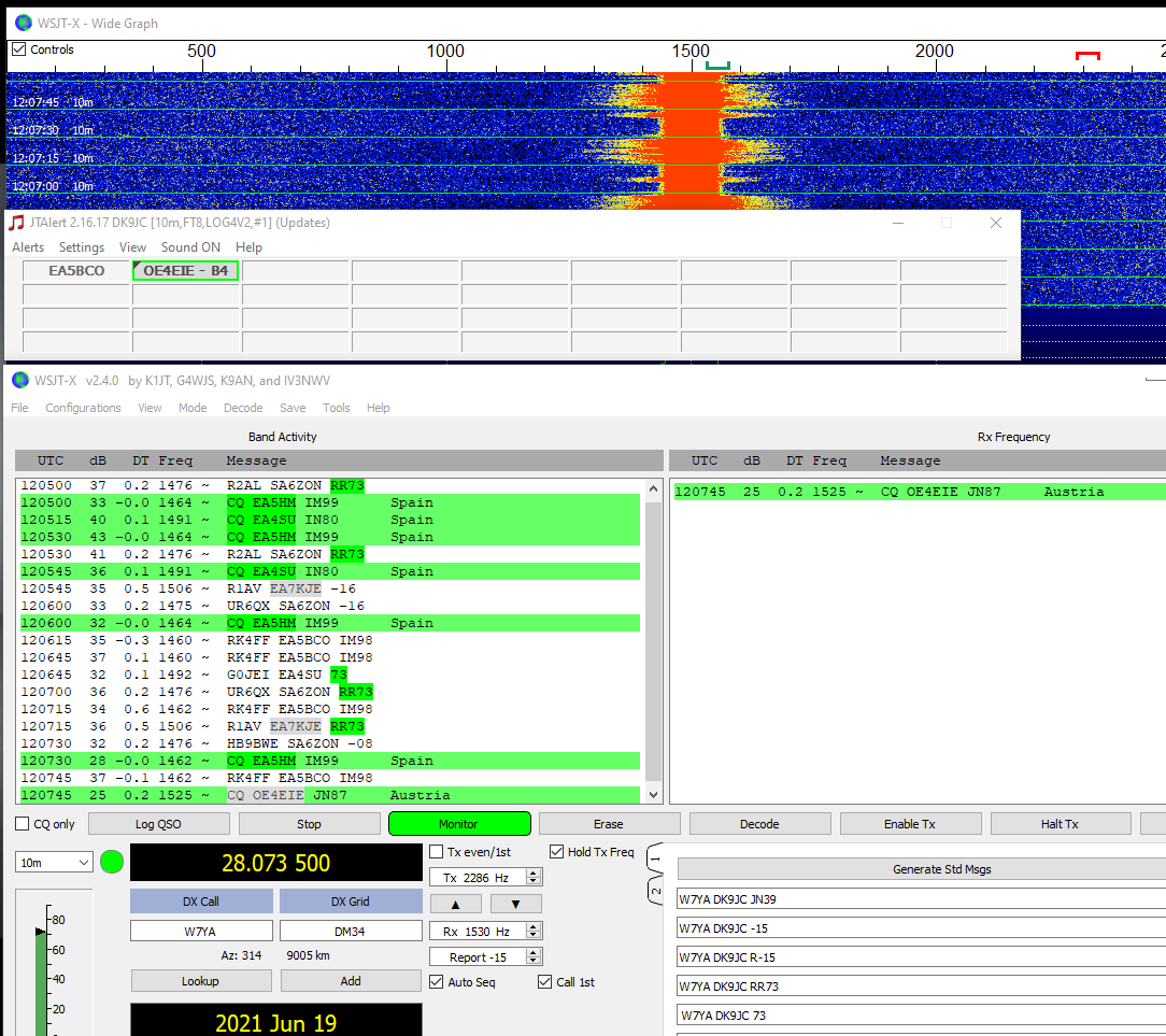 jt65 bandwidth