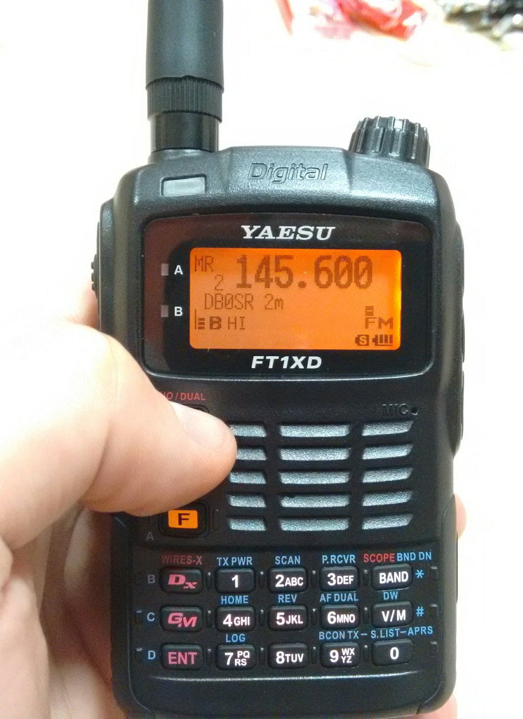 Yaesu FT-1XD beim Test in Quierschied