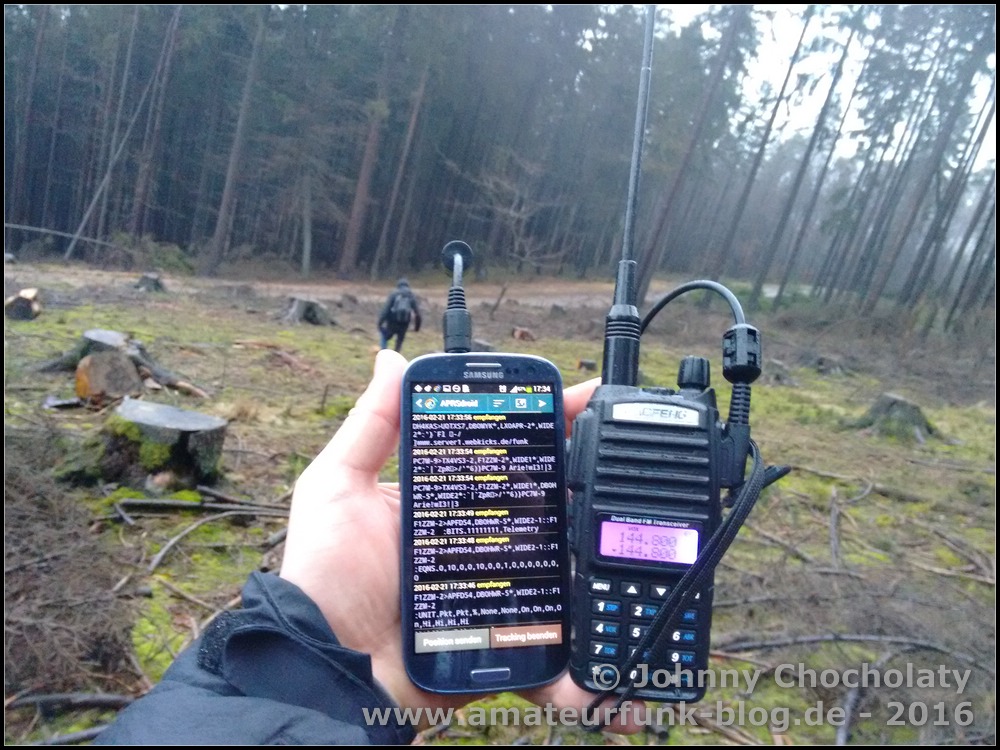 Baofeng UV-82 APRSdroid SOTA APRS2SOTA