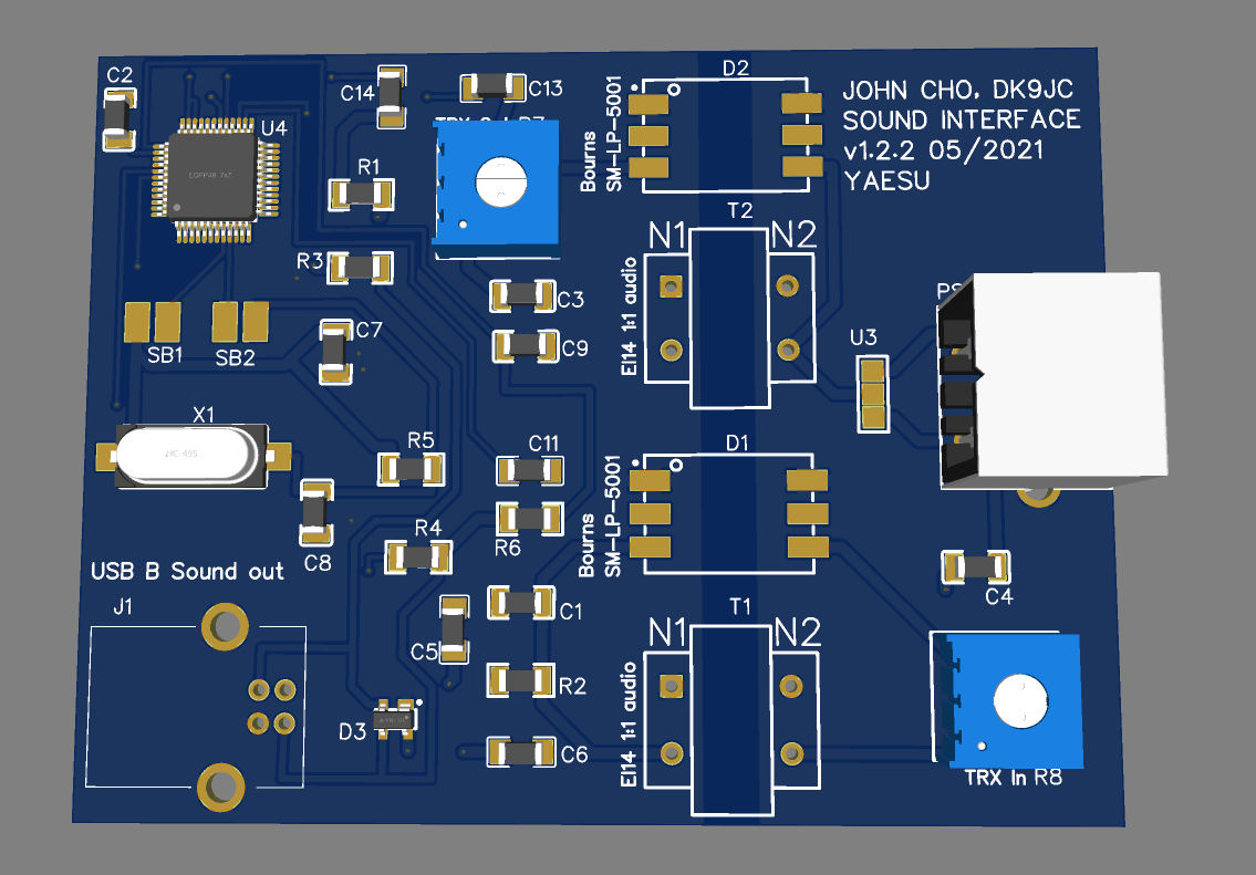 Galvanic isolated Sound Interface