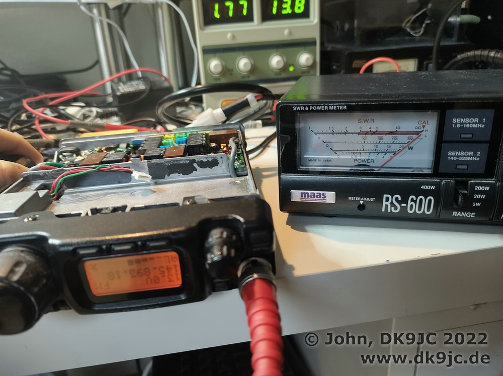 Yaesu FT-817 non-ND with blown finals repair 2SK2975 FETs