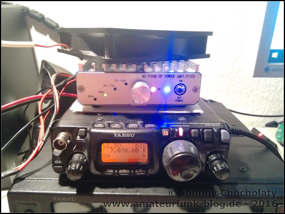Amplificatore Di Potenza HF MX-P50M 45W Per Ricetrasmettitori QRP, Compatibile ICOM, Yaesu FT-817, Elecraft KX3