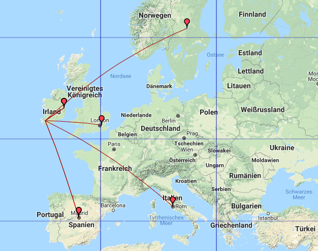 EI IS 050 Torc Mountain QSO map