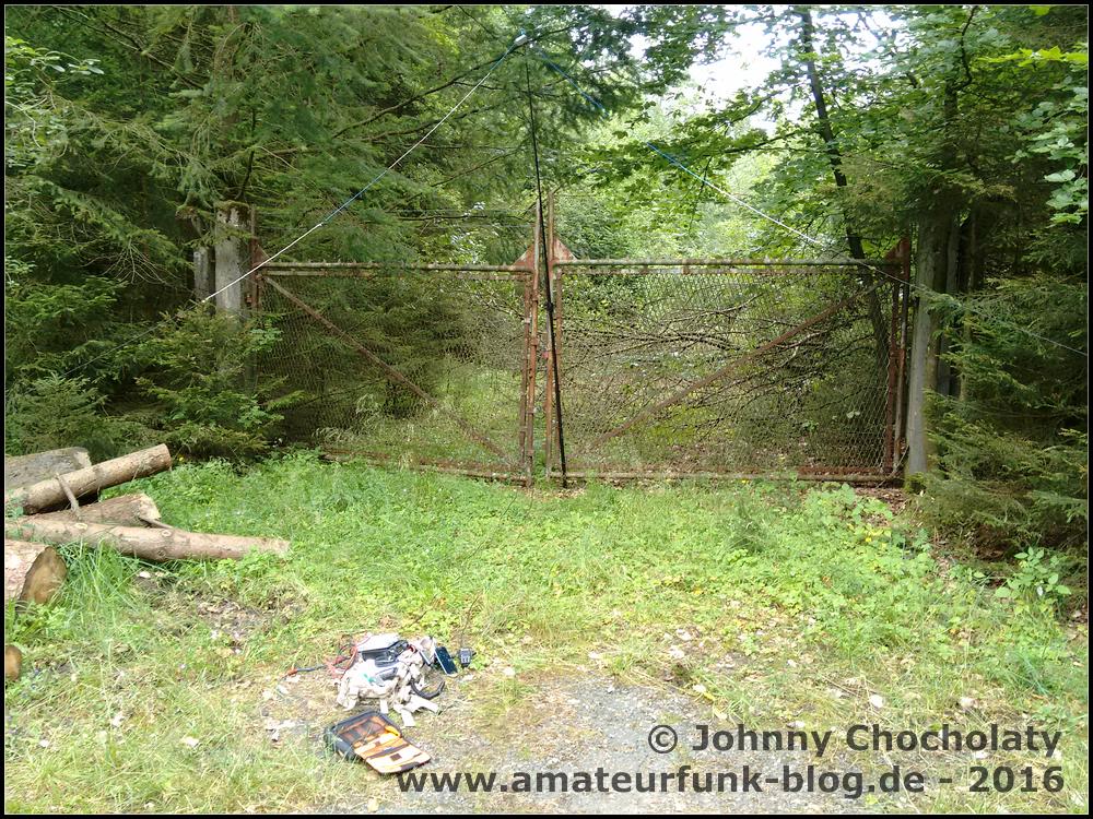 Dipole am 5m Mast - SOTA: ON/ON-004
