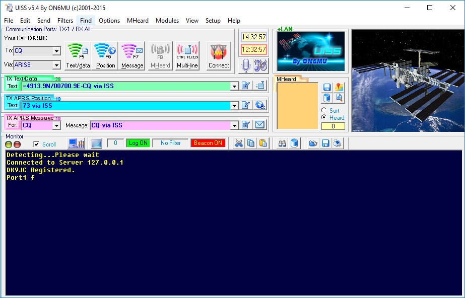 ISS APRS Packet Radio UISS Anleitung 01