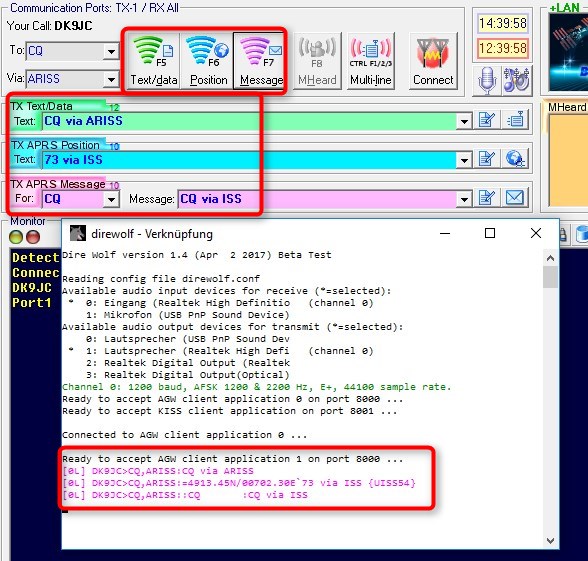 ISS APRS Packet Radio UISS Anleitung 12