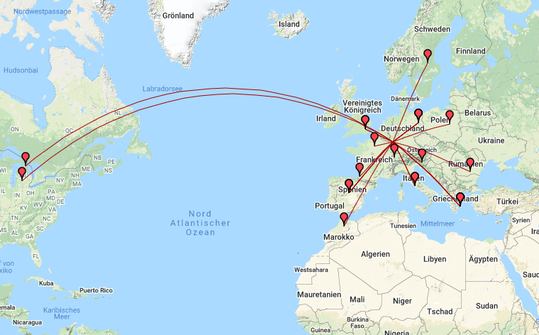 DK9JC DIY magnetic loop antenne dx map