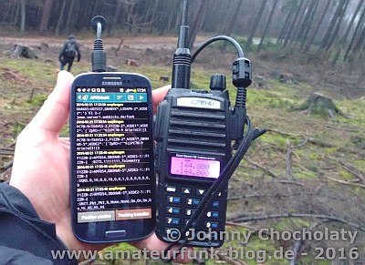 APRSdroid mit Baofeng UV-82L